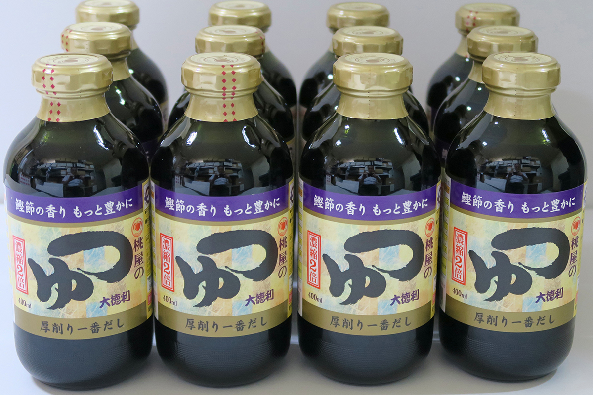 つゆ 大徳利【濃縮2倍】400ｍl×１２本セット