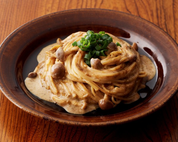 ごはんですよ のきのこクリームパスタ かんたんレシピ 桃屋