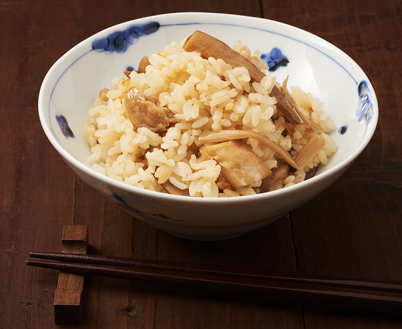 メンマと鶏肉の炊き込みごはん かんたんレシピ 桃屋