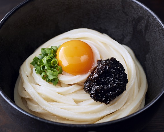 釜玉うどん ごはんですよ のせ かんたんレシピ 桃屋