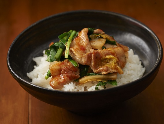 豚キムチ丼