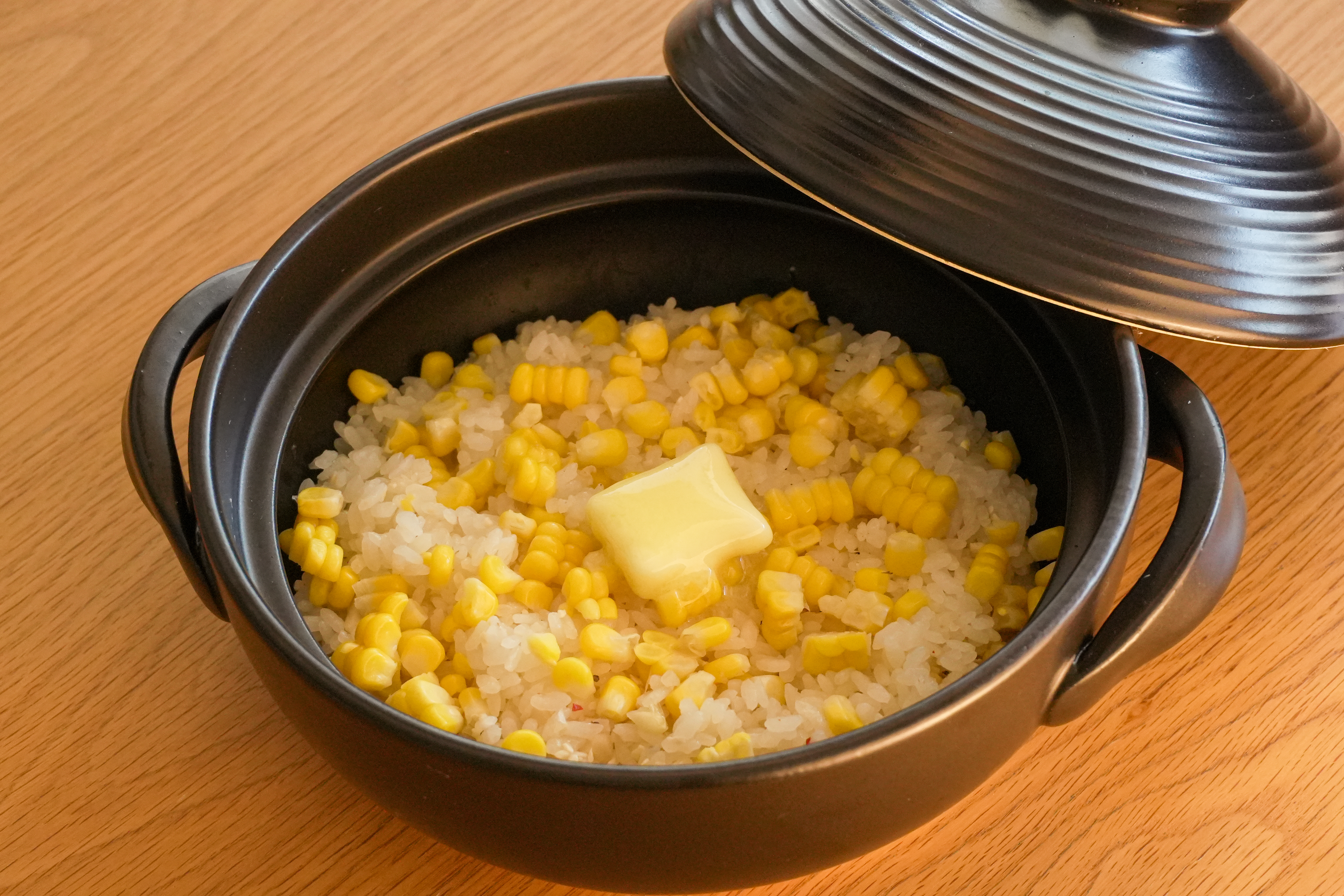 ★新メニュー★とうもろこしにんにくバターごはんの画像