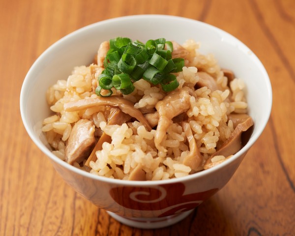 メンマと鶏肉の炊き込みごはんの画像