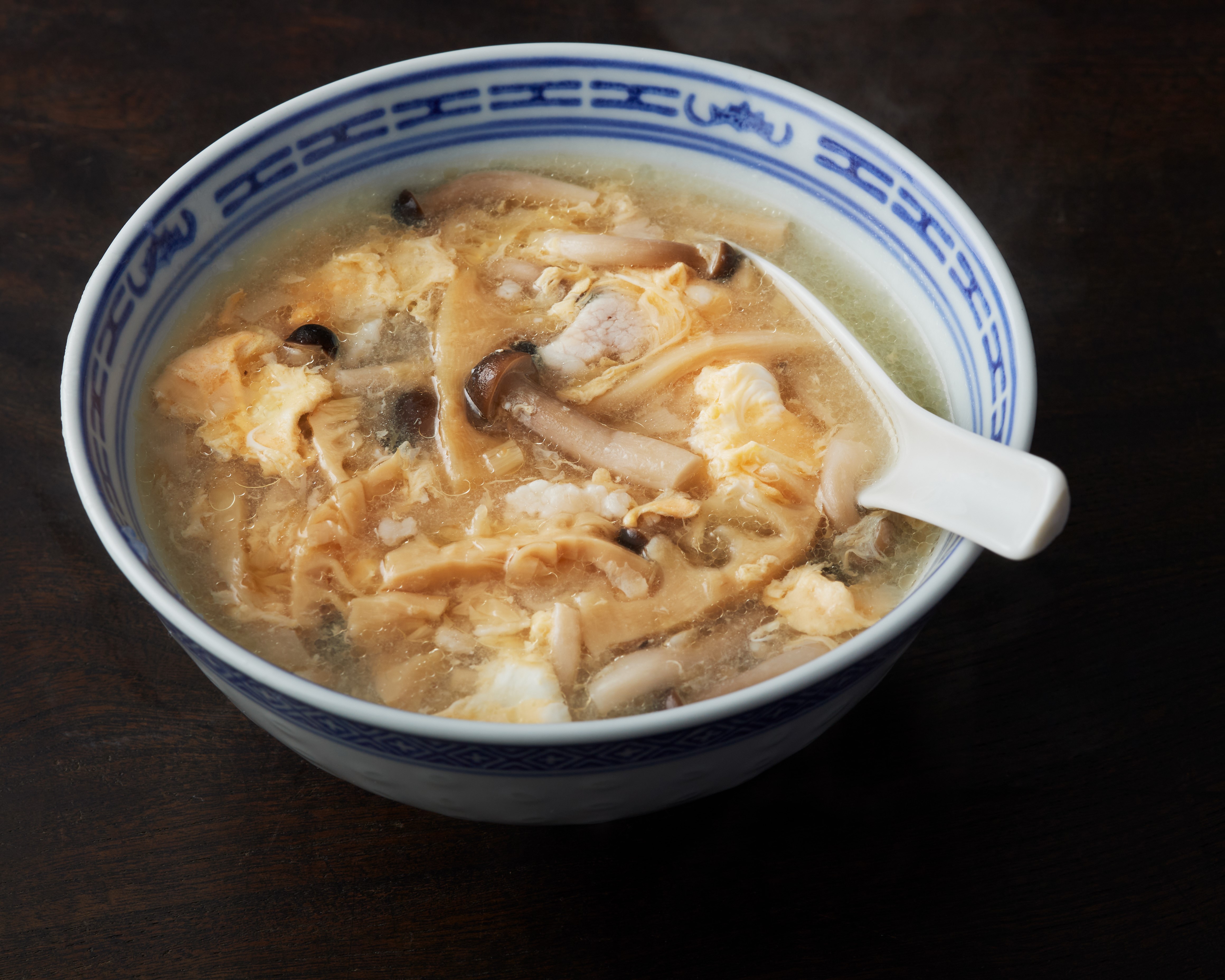 穂先メンマ葱油味の中華スープの画像