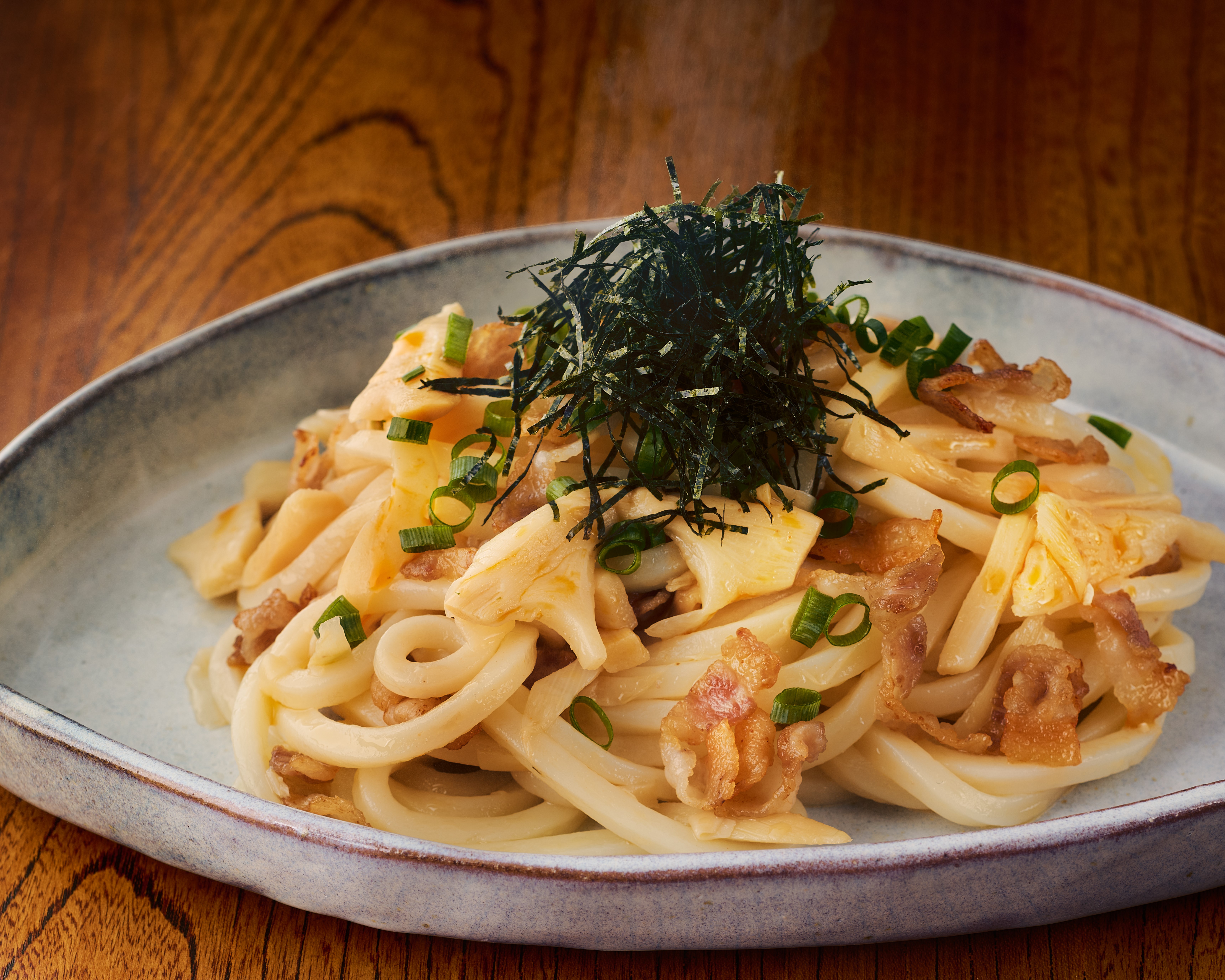 ★新メニュー★豚肉とやわらぎの焼きうどんの画像