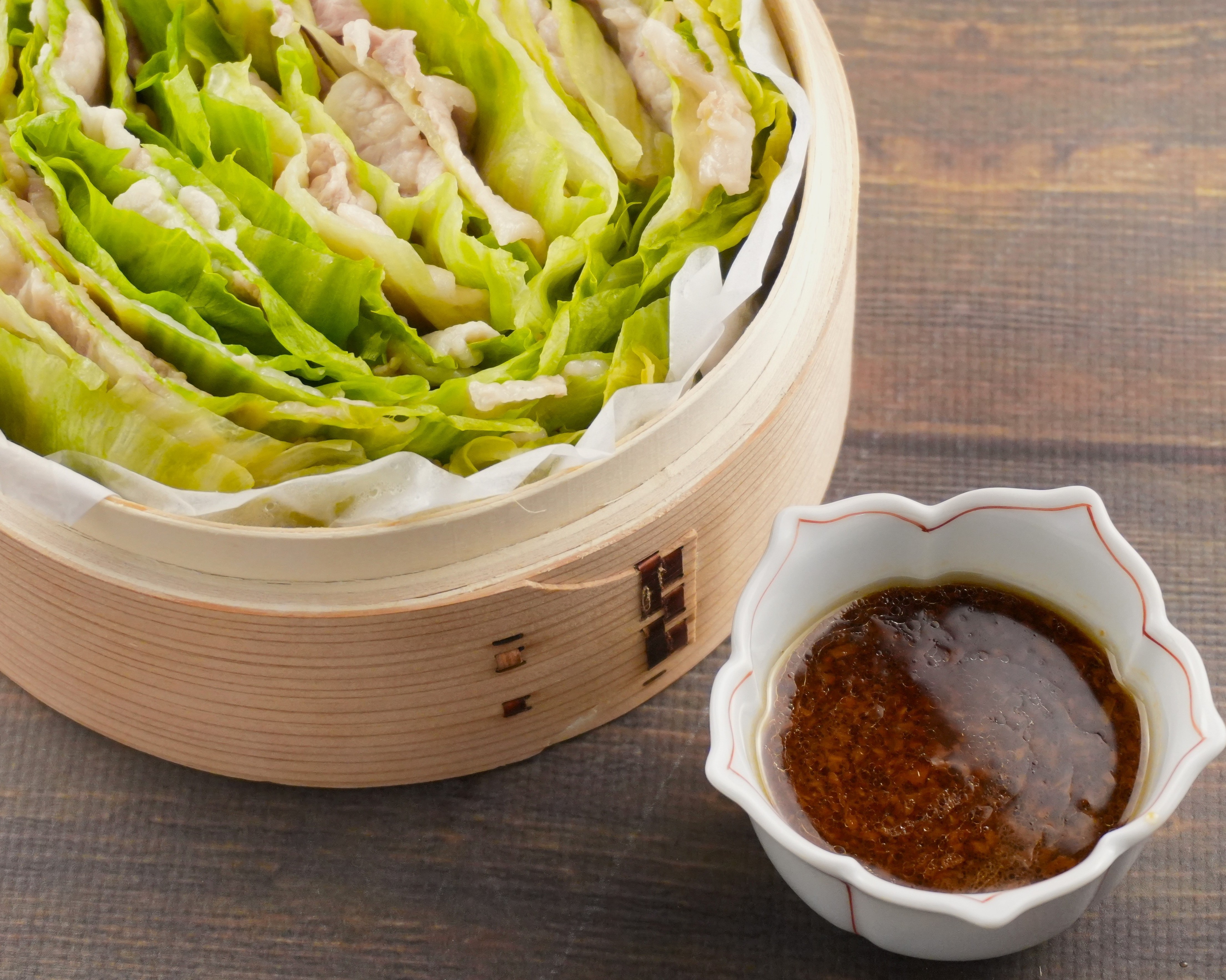 ★新メニュー★レタスと豚肉のミルフィーユの画像