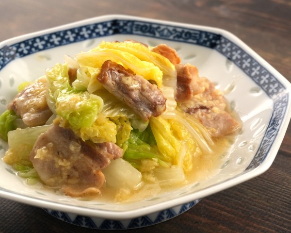 ★新メニュー★白菜と豚バラ肉のあんかけの画像