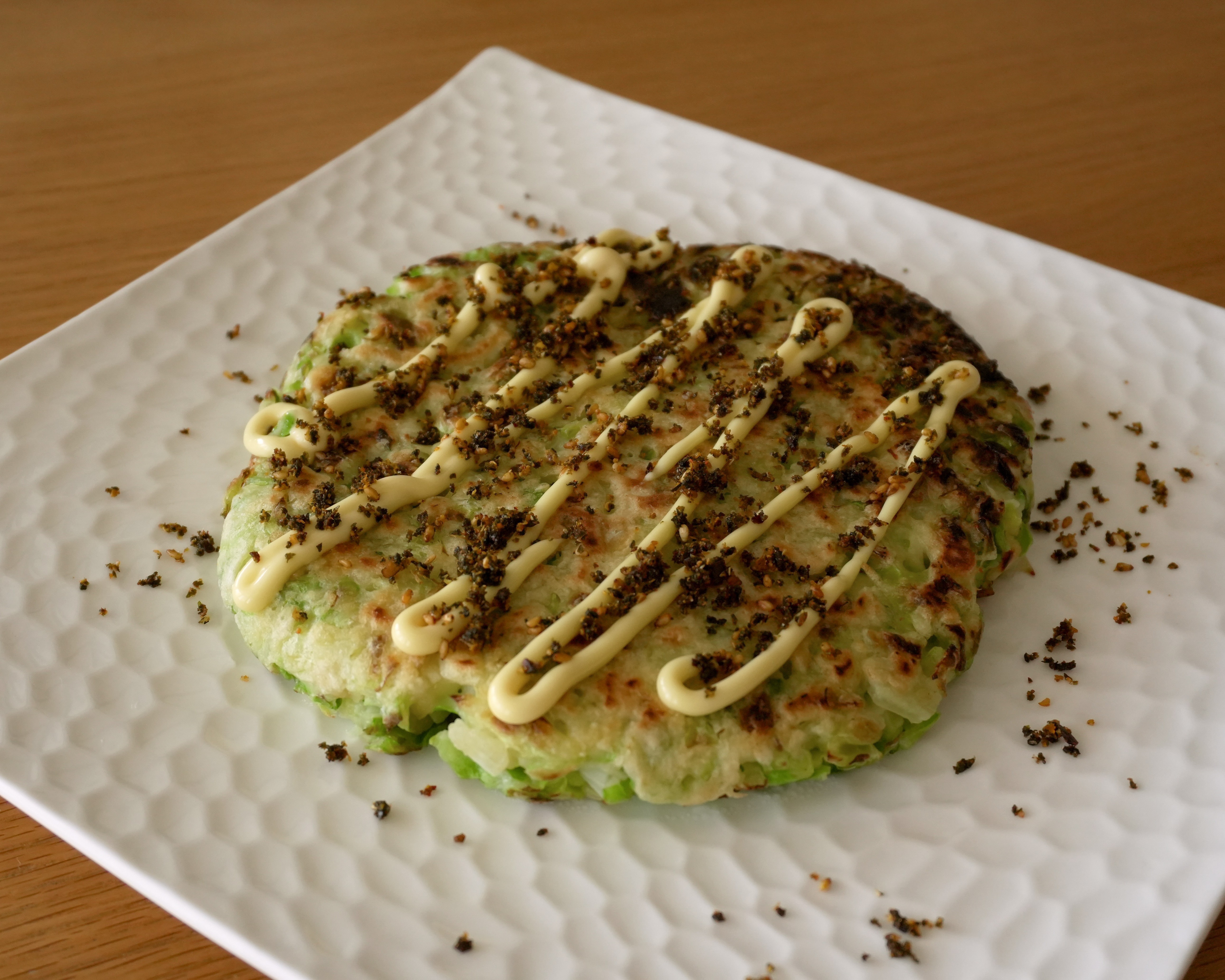 ★新メニュー★お好み焼き 生七味マヨがけの画像