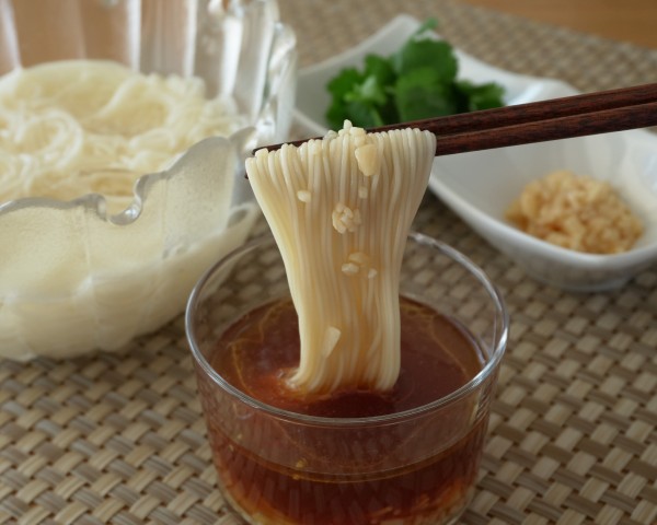 ★新メニュー★そうめん きざみにんにくつけだれの画像