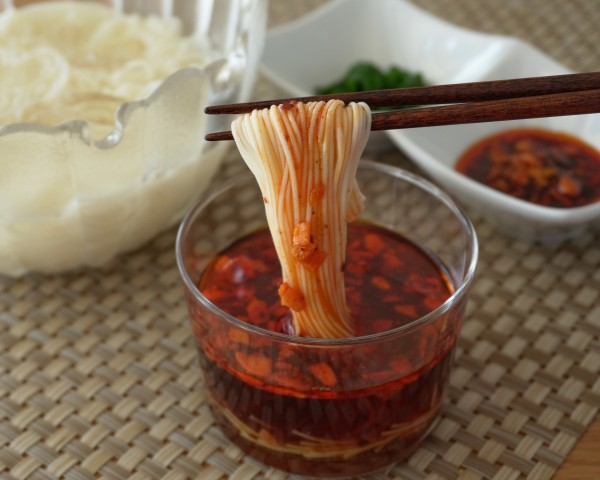 ★新メニュー★そうめん 食べるラー油つけだれの画像