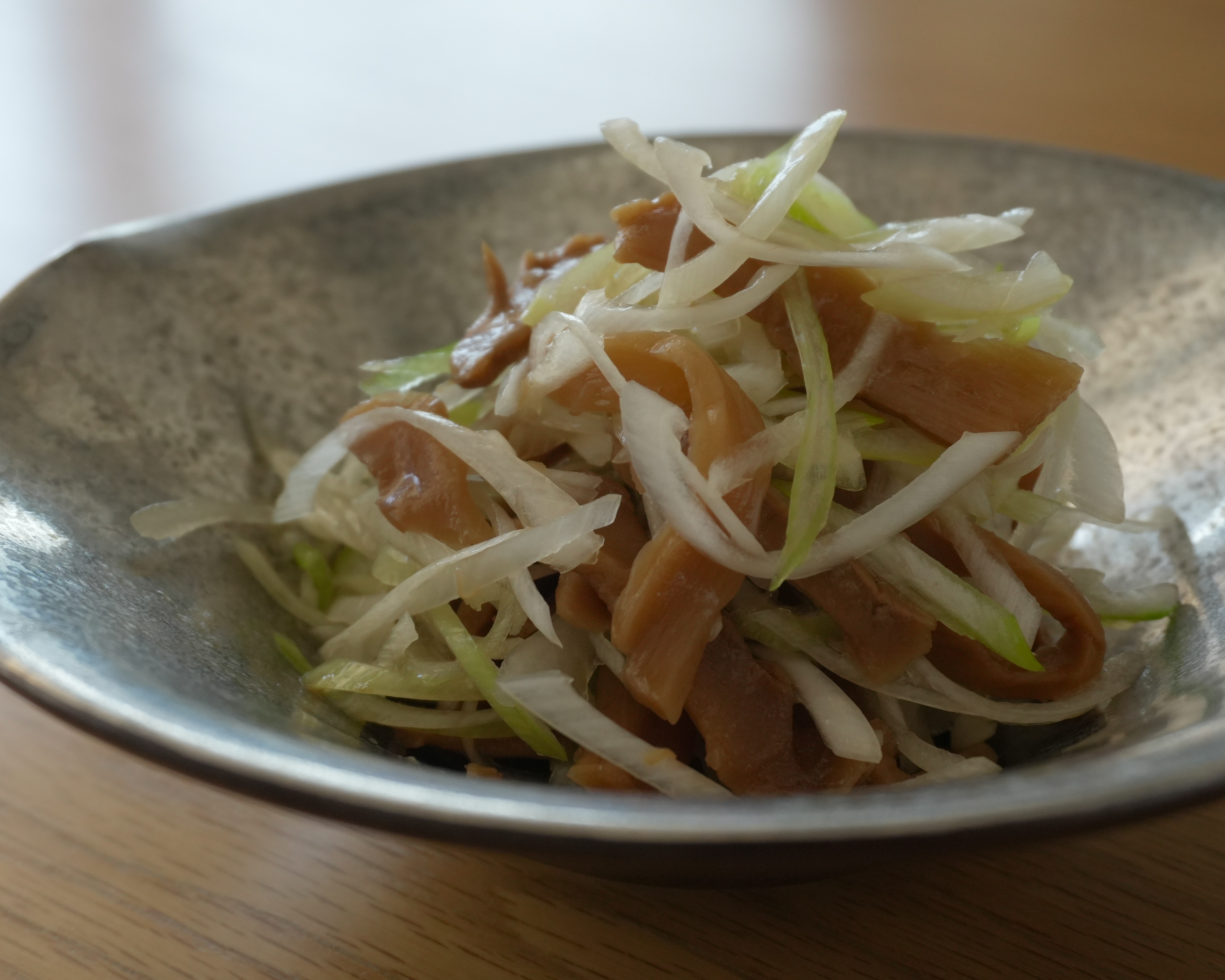 ★新メニュー★メンマと長ねぎの和えものの画像